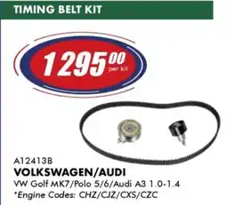 Goldwagen Borsehung volkswagen/ audi timing belt kit offer