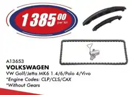 Goldwagen Borsehung volkswagen timing chain kit offer