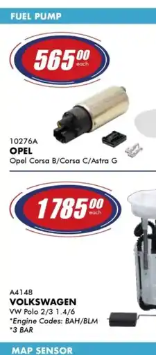 Goldwagen Bosch volkswagen fuel pump offer