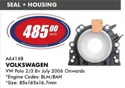 Goldwagen Bbr volkswagen seal + housing offer