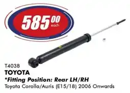 Goldwagen Monroe toyota shock absorber offer