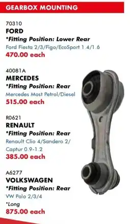 Goldwagen Febi Bilstein ford gearbox mounting offer