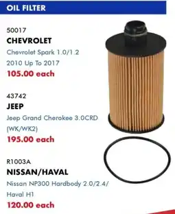 Goldwagen Blue Print chevrolet oil filter offer