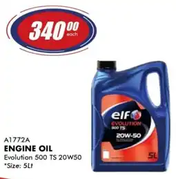 Goldwagen Elf Evolution 500 TS 20W50 Engine Oil offer