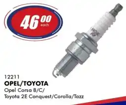 Goldwagen NGK opel/toyota spark plug offer
