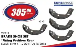 Goldwagen Surebrake brake shoe set offer