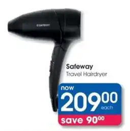 Clicks Safeway Travel Hairdryer offer