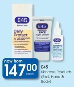 Clicks E45 Skincare Products offer