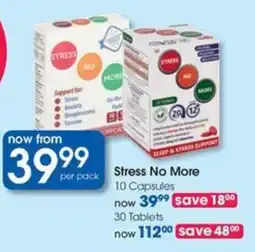 Clicks Stress No More Capsules offer