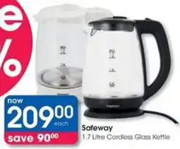 Clicks Safeway Cordless Glass Kettle offer