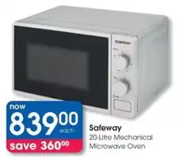 Clicks Safeway Mechanical Microwave Oven offer