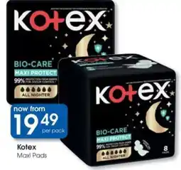 Clicks Kotex Maxi Pads offer