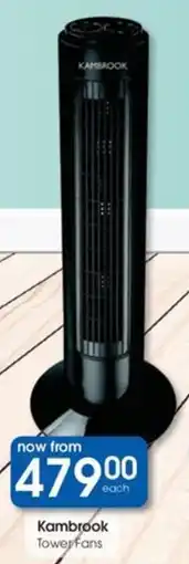 Clicks Kambrook Tower Fans offer