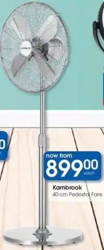 Clicks Kambrook Pedestal Fans offer