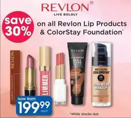 Clicks Revlon Lip Products & ColorStay Foundation offer