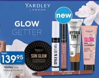 Clicks Yardley New Makeup Products offer