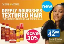 Clicks Creme Of Nature Haircare Products offer