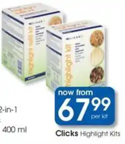 Clicks Clicks Highlight Kits offer