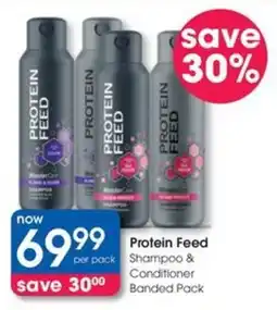 Clicks Protein Feed Shampoo & Conditioner Banded Pack offer