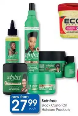 Clicks Sofnfree Black Castor Oil Haircare Products offer