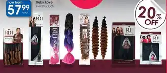 Clicks Ruby Love Hair Products offer