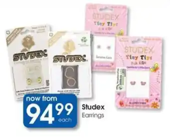Clicks Studex Earrings offer