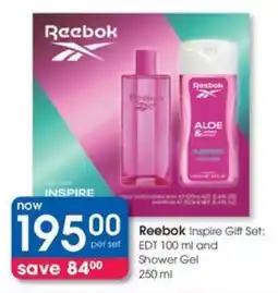 Clicks Reebok Inspire Gift Set offer