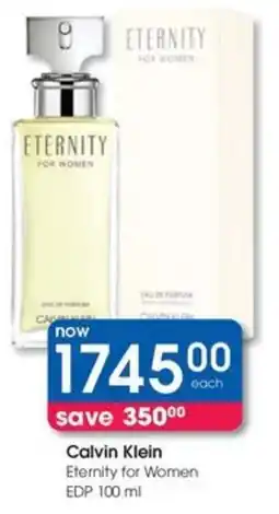 Clicks Calvin Klein Eternity for Women EDP offer