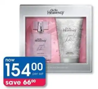 Clicks Oh So Heavenly Lovely In Lace Duo Gift Set offer