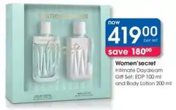 Clicks Women'secret Intimate Daydream Gift Set offer