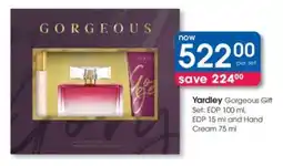 Clicks Yardley Gorgeous Gift Set offer