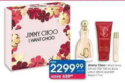 Clicks Jimmy Choo I Want Choo Gift Set offer