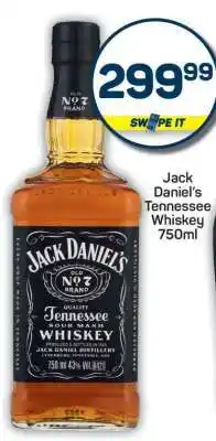 Pick n Pay Jack Daniel's Tennessee Whiskey 750ml offer