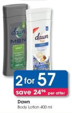 Clicks Dawn Body Lotion offer