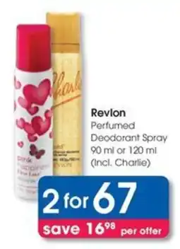 Clicks Revlon Perfumed Deodorant Spray offer