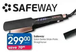 Clicks Safeway Salon Series Wide-Plate Straightener offer