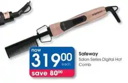 Clicks Safeway Salon Series Digital Hot Comb offer