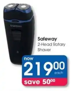 Clicks Safeway 2-Head Rotary Shaver offer