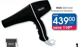 Clicks Wahl 2000 Watt Professional Hairdryer offer