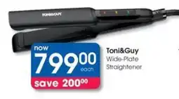 Clicks Toni&Guy Wide-Plate Straightener offer