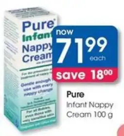 Clicks Pure Infant Nappy Cream offer