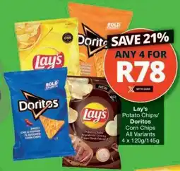 Checkers Lay's Potato Chips/ Doritos Corn Chips offer