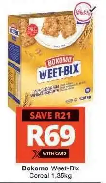 Checkers Bokomo Weet-Bix Cereal 1,35kg offer