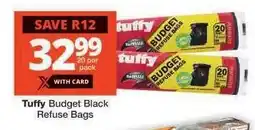 Checkers Tuffy Budget Black Refuse Bags offer