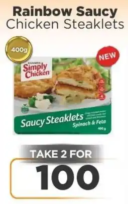 Check Star Rainbow Saucy Chicken Steaklets offer