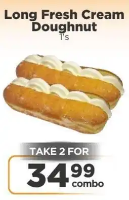 Check Star Long Fresh Cream Doughnut offer
