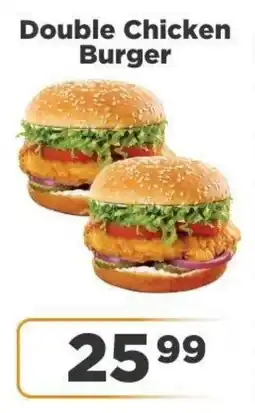 Check Star Double Chicken Burger offer