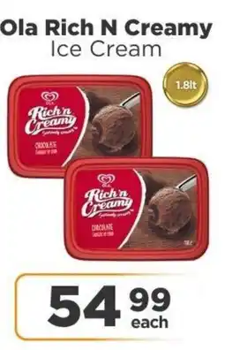 Check Star Ola Rich N Creamy Ice Cream offer