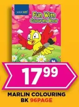 Goal Supermarket Marlin colouring book 96 page offer