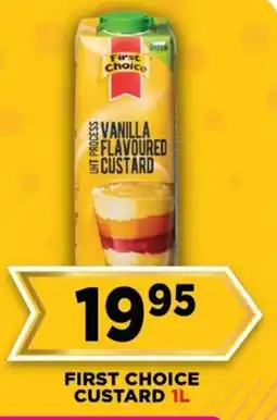 Goal Supermarket First Choice Custard offer